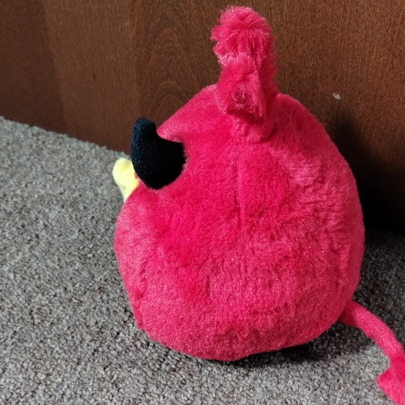 Angry Birds Seasons Halloween Red Devil Horns Plush Bird Animal 5in - Picture 9 of 9